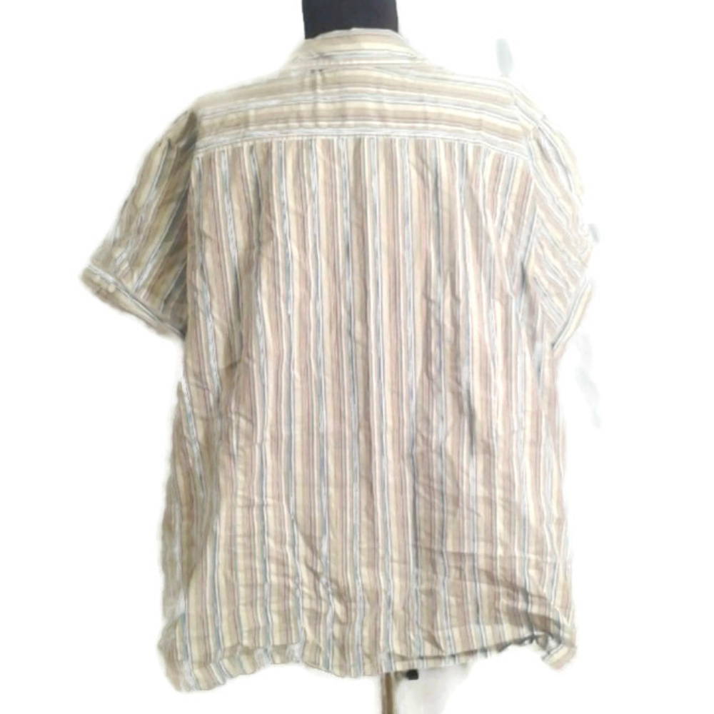 Venezia 26 28 Camp shirt stripes Blue Green - Picture 5 of 7